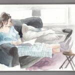 Rodrigo Goulão de Sousa Instagram - Glasgow - Anniesland #drawing #sketching #sketching #drawings #watercolour #watercolorpainting #art #livedrawing #artistsoninstagram