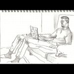 Rodrigo Goulão de Sousa Instagram - Black and white drawings from Lisbon Brussels and Paris #drawing #sketchbook #sketching #uniballpen #pencil #art #artistsoninstagram