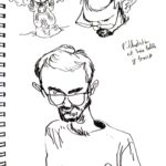 Rodrigo Goulão de Sousa Instagram - Black and white drawings from Lisbon Brussels and Paris #drawing #sketchbook #sketching #uniballpen #pencil #art #artistsoninstagram