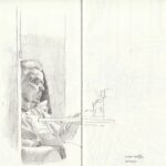 Rodrigo Goulão de Sousa Instagram - Drawings from Scotland Dundee, Anniesland, Byres Road, Huntarian Museum #drawing #pen #livedrawing #sketchbook #sketch #art #artistsoninstagram