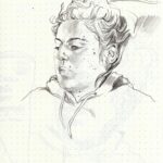 Rodrigo Goulão de Sousa Instagram - Black and white drawings from Lisbon Brussels and Paris #drawing #sketchbook #sketching #uniballpen #pencil #art #artistsoninstagram