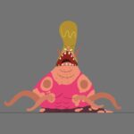 Rodrigo Goulão de Sousa Instagram - I had the pleasure of doing this year Ludum dare game jam with the amazing @studiocosmophone that did music and sound design and my bro @guinsta.grammer that did all the programing and computer stuff. You can check or jam game at https://guilhermegsousa.itch.io/you-gonna-cry soon we will release a post jam version soon with some assets we didnt had time to finish! This is all the animations I did for the final boss. #game #ludumdare #jam #animation #characterdesign #creature #gamer #2d #art #artist #character #video #videogames