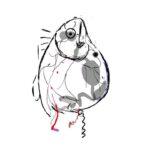 Rodrigo Goulão de Sousa Instagram - Transparent fish #animation #drawing #digitalart #cartoon #2danimation #after #characterdesign #art