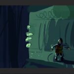Rodrigo Goulão de Sousa Instagram - Animation for a 48h challenge with the amazing @antcarre @robic.martin @kwotzal @gabjoondae that I didnt manage to finish in time... ( It took me several weeks) The theme was ghost. Animation made on @tvpaintanimand compositing on after effects. Camera movement made with live footage of cardoard boxes I did a full process of this on my patreon if you want to check that out. ( Link in description) #animation #2danimation #drawing #digitalart #cartoon #2d #horror #horrormovies #scary #characterdesign #art #short #shortfilm #loop #color #aftereffects #tvpaint