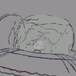 Rodrigo Goulão de Sousa Instagram - Breakdown of one of the little sequences I animated for "Playground" trailer #animation #2danimation #drawing #digitalart #cartoon #2d #horror #horrormovies #scary #characterdesign #art #short #shortfilm #playground
