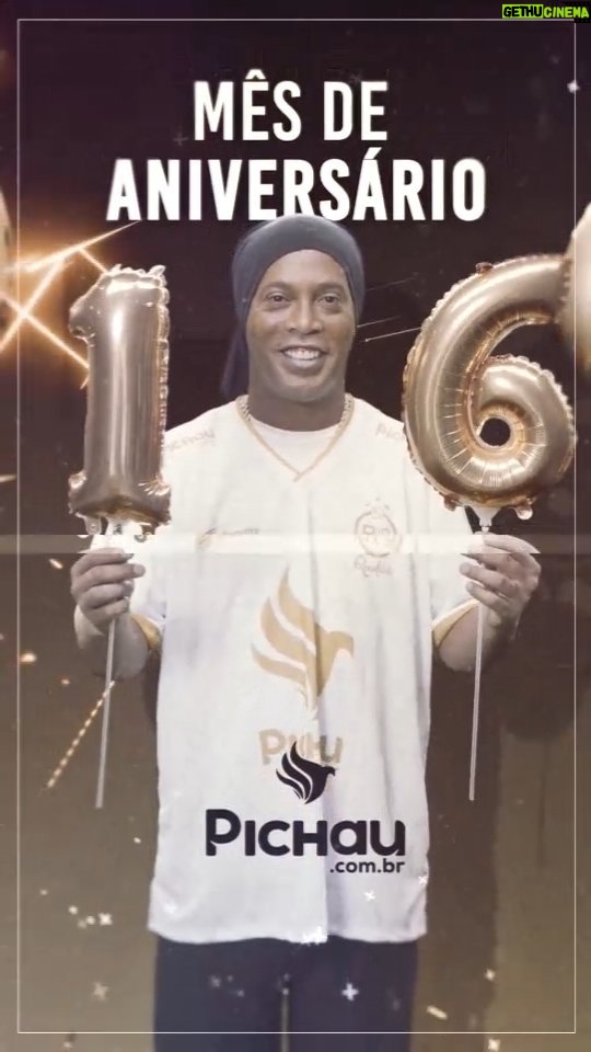 Ronaldinho Instagram - Venha comemorar o aniversário de 16 anos da @pichauoficial comigo e com a @r10team , as promoções estão imperdíveis 🤙🏾