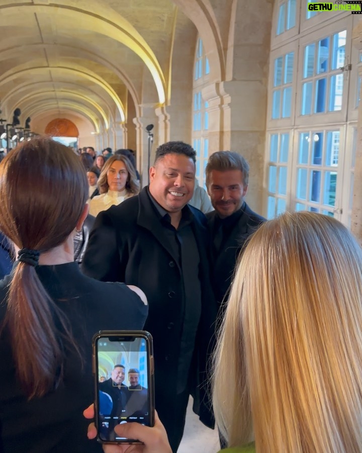 Ronaldo Instagram - Today at a special show reunited with very special friends! Congrats for your beautiful work @victoriabeckham | @davidbeckham @celinalocks 📷 @brunaboechat #pfw