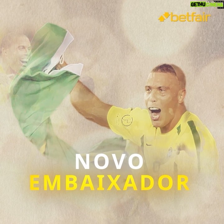 Ronaldo Instagram - 9️⃣💥🔼🔽 Existe algo de especial no futebol. E o nosso novo embaixador sabe bem disso. Bem-vindo, Fenômeno! Com a Betfair e o @ronaldo juntos, Todo Resultado É Possível. #Betfair #Ronaldo #Fenomeno #RonaldoEBetfair