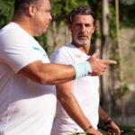 Ronaldo Instagram - Tennis meets futebol 🎾⚽️ Guess who won. Adivinha quem ganhou 👇 📷: Rebeca Reis / Staff Images São Paulo, Brazil