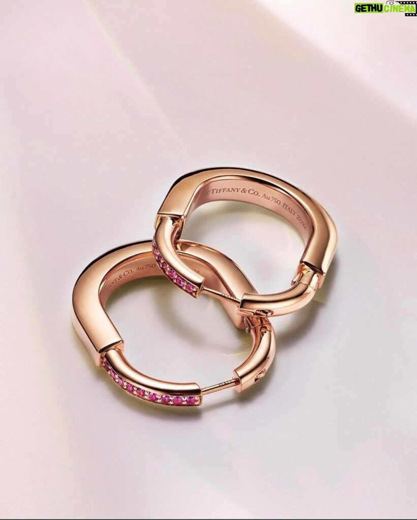 Rosé Instagram - Tiffany Lock ROSÉ Edition is a representation of the infinite power of love, embodying both the spirit of the Lock collection and the purpose of my music. Each design within my first capsule collection in collaboration with Tiffany features pink sapphires, one of nature's rarest sapphire colors. I hope you all enjoy these. 🤍