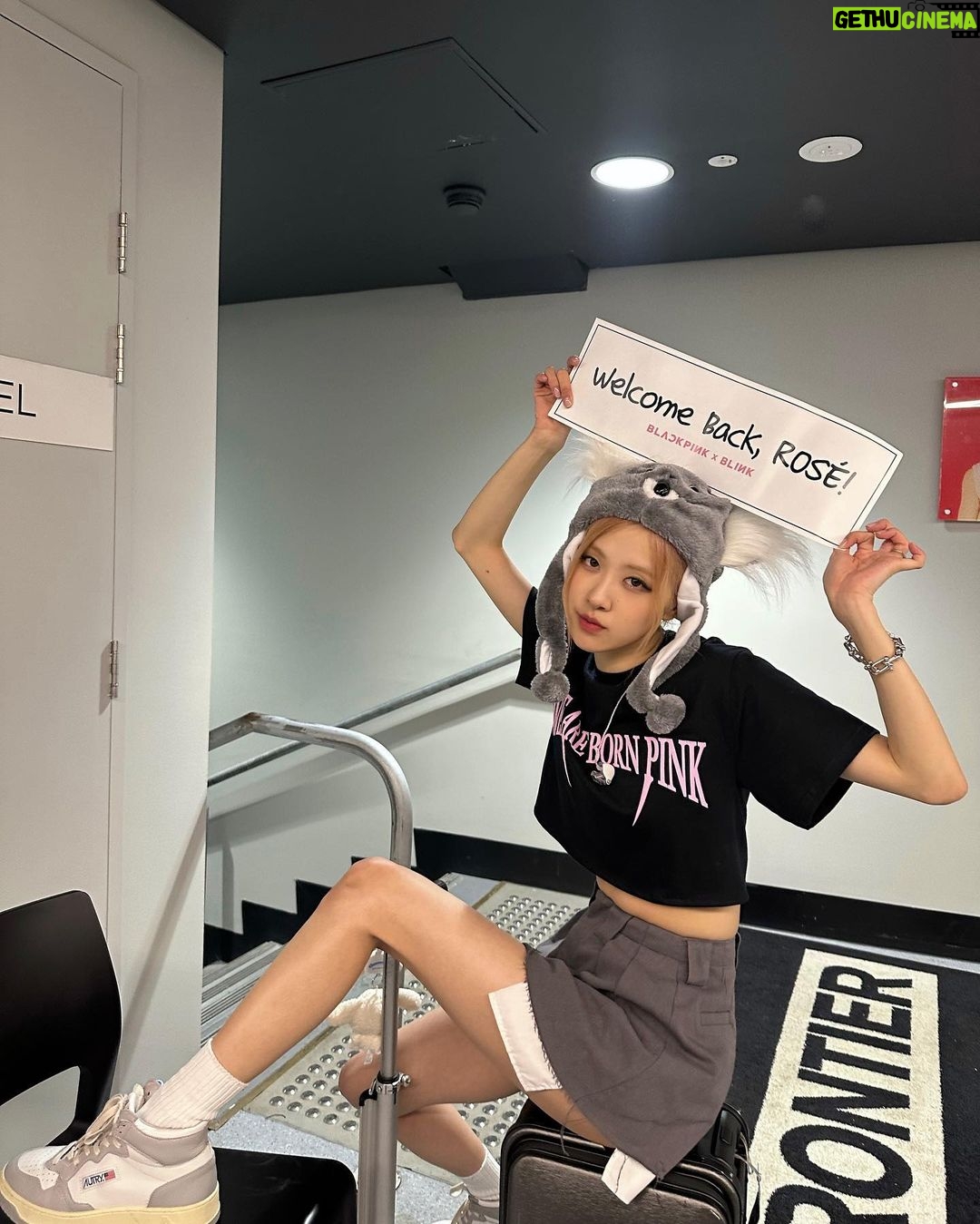 Rosé Instagram - This koala was welcomed home.. 🐨💞 Rod Laver Arena, Melbourne