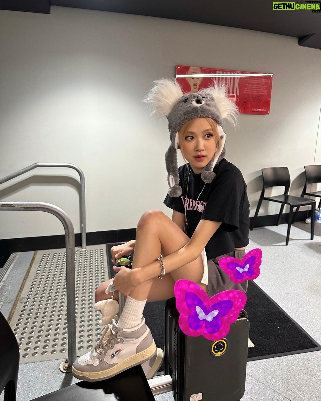 Rosé Instagram - This koala was welcomed home.. 🐨💞 Rod Laver Arena, Melbourne