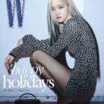 Rosé Instagram - Happy holidays from @wkorea 🩵