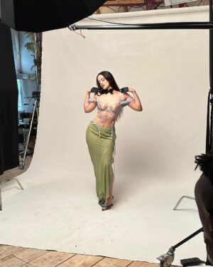 Rosalía Instagram - @dazed 🩵💚🖼️🧚✨