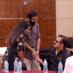 Roshna Ann Roy Instagram - “Garudan “ success meet ♥️🖤. … ❤️ Very great moments with the legend … @sureshgopi sir ❤️… Thank u @iamlistinstephen Chetaa… for this wonderful party 🖤 … congratulations 🎉 to the entire team of garudan 🧡 especially @dir_arunvarma 🤍🤎 #allabtyesterday😍 🎥 : @sornnu_ Kochi Marriott Hotel