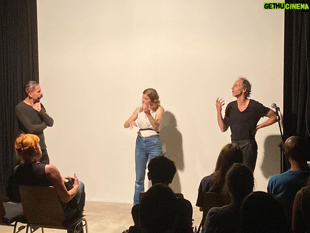 Rouzbeh Rashidi Instagram - Thanks a million to everyone who attended our @experimentalfilmsociety event last night at @wolfkinogang. Special thanks to Kerstin Cmelka (@kerstin.cmelka) and Mario Mentrup (@mariomentrup), who presented the 'Krampa β Expanded Cinema Version' to the audience. Also, thanks to anyone who participated in a very intimate and extended question and answer session, I felt we could go on forever. Finally, our gratitude goes to the incredible team at the #wolfkinogang for hosting and facilitating us. Engagement with the audience to this level always makes everything worthwhile, which I have seen and sensed from our recent events in Berlin, so I thank you all again for attending. Photos by @ostrovelika ππ· Berlin, Germany
