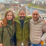 Rouzbeh Rashidi Instagram - Der Himmel über Berlin 💐 With @ostrovelika and @babaksaadatmandi Berlin, Germany