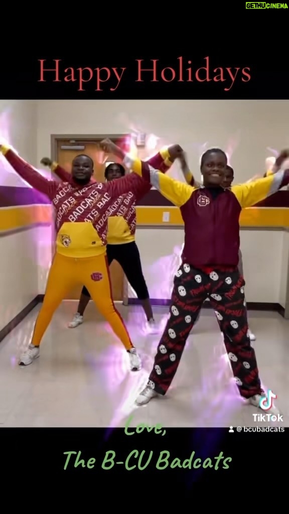 Royce Reed Instagram - Part 3- Last Practice fun: Happy Holidays from the B-CU Badcats! We hope and wish all of you a safe and blessed Holiday! Bethune-Cookman University