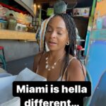Royce Reed Instagram - Yall! He farted on me! Swear! Im still in shock! Why are people like this!!! Miami is different! Take me home!🤣 Just kidding… I’ll be back… but I’m sitting in a high top next time!🤦🏽‍♀️🤣 #whofarted #sodisrespectful #roycereed #southbeach #miami #vacation #foryou #fyp