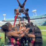 Royce Reed Instagram - Some #BCUBadcats action from the Sidelines!!! 10/21/2023 B-CU vs Southern University. TIAA Bank Field