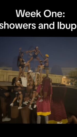 Royce Reed Instagram - Whew! Week One was giving Hot Showers and Ibuprofen! 🤣But it was worth it! 😎🤩 #bcubadcats #workinghard #roadtonationals #bethunecookman #hbcucheer #swaccheer #hbcupride