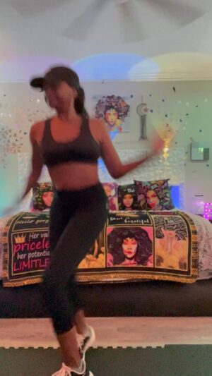 Royce Reed Instagram - Whew! Took the live @sddfit.app class tonight at 7:30PM and I am exhausted! But the step choreography is always my favorite! Keeps me coordinated, active and quick! If you haven’t downloaded this app you’re tripping! The love classes feel like you’re actually there. My son came in asking who I was talking to?! 🤣🤣🤣 But for real! This is not an ad, I give credit when it’s due and I enjoy taking these classes live and on demand!
