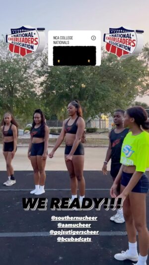 Royce Reed Instagram - Let’s get it! It’s GO TIME!!! #NCANationals2023 #HBCUCheer #HBCULove #HBCUPride