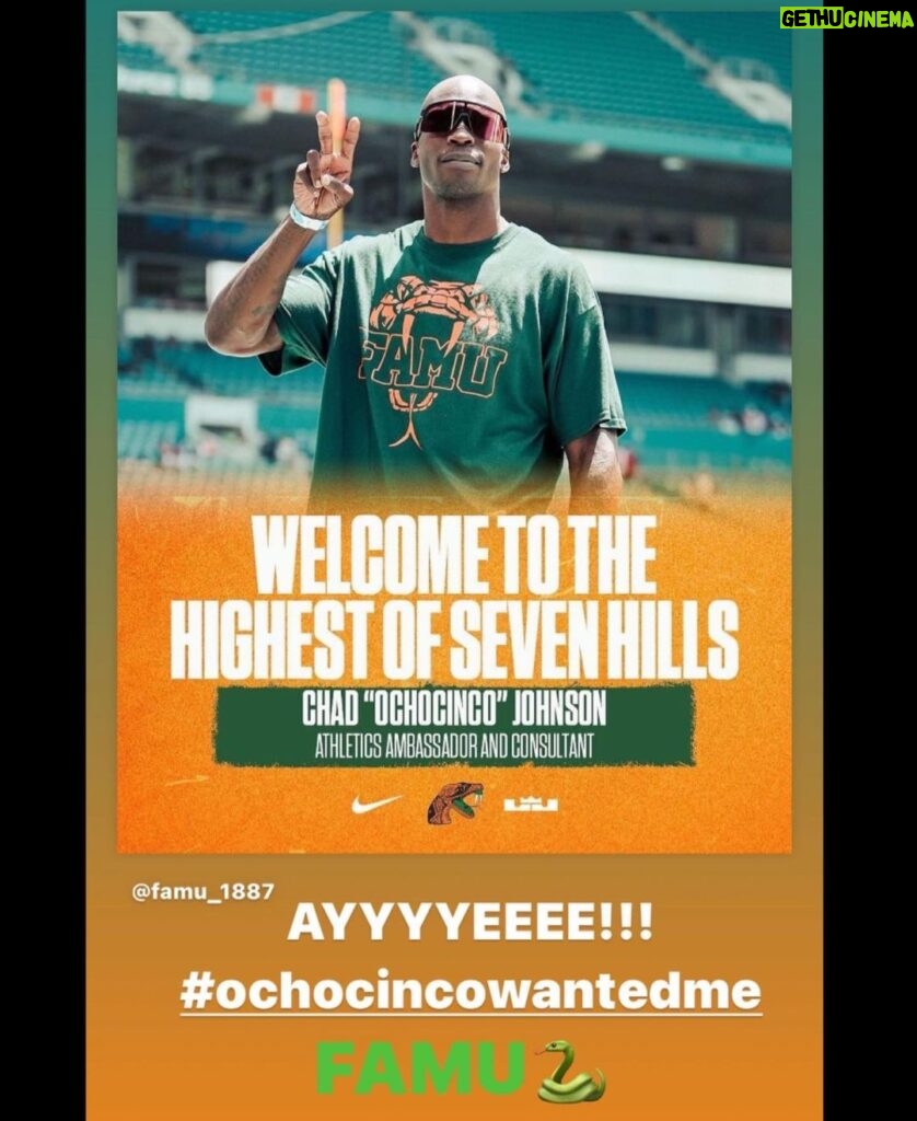 Royce Reed Instagram - AYEEEEEE!!!! LETS GOOOOOO!!!!! 🐍🧡💚 #FAMU #alumna #alumni #Rattlers #highestofsevenhills #ochocincowantedme Florida A&M University