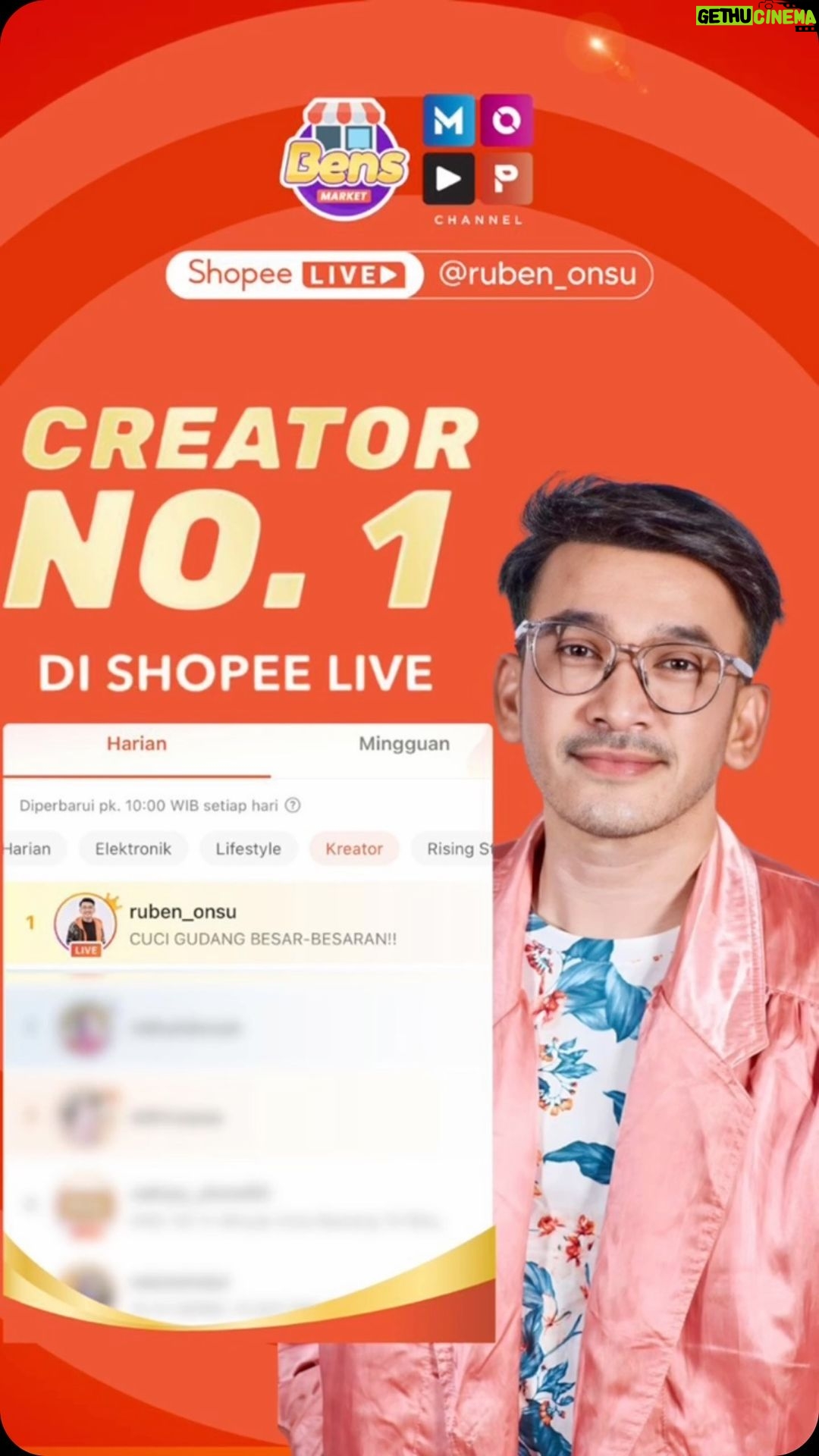 Ruben Onsu Instagram - Yesss Thx u semua π€π€π€π€π€ yg sudah mampir di LIVE @shopee_id terus mampir Live aku yaaa . #rubenonsu #bensu #realbensu #justruben #jalani_nikmati_syukuri #janganlupabahagia #senyuminaja #rezekigakketuker