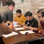 Ruben Onsu Instagram - Memulai langkah baru bersama @bensinovasi.indonesia 🤍 dan kemarin lalu telah resmi berdiri nya PT. BENS INOVASI INDONESIA. semoga dengan langkah baru ini bisa menjadi buah yang sukses nanti nya bersama para UMKM. Ini saatnya kamu membangun BRAND dengan modal yg kecil bersama @bensinovasi.indonesia 🤍🤍🤍🤍🤍