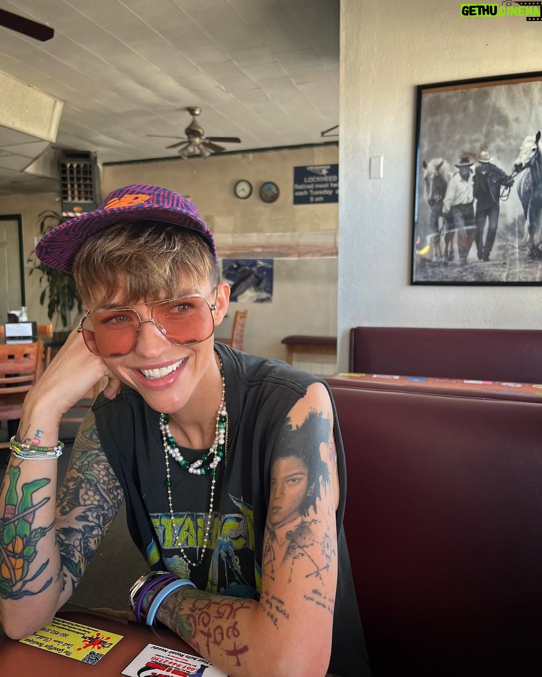 Ruby Rose Instagram - Come on baby, let’s get out of this town. ❤️🔥🏴☠️🫠 Heaven
