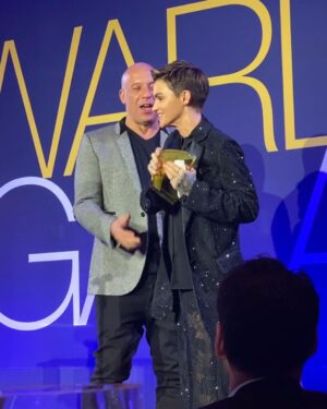 Ruby Rose Instagram - Thank you Australians in film for this amazing honor. To @vindiesel for flying in from London to make the moment truly special and for giving me the strength to push through everything, always. To @riawna and @morganbeau for being my hype crew and my team for everything.