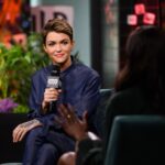 Ruby Rose Instagram – Thanks for having me @buildseriesnyc here I am being expressive as usual…