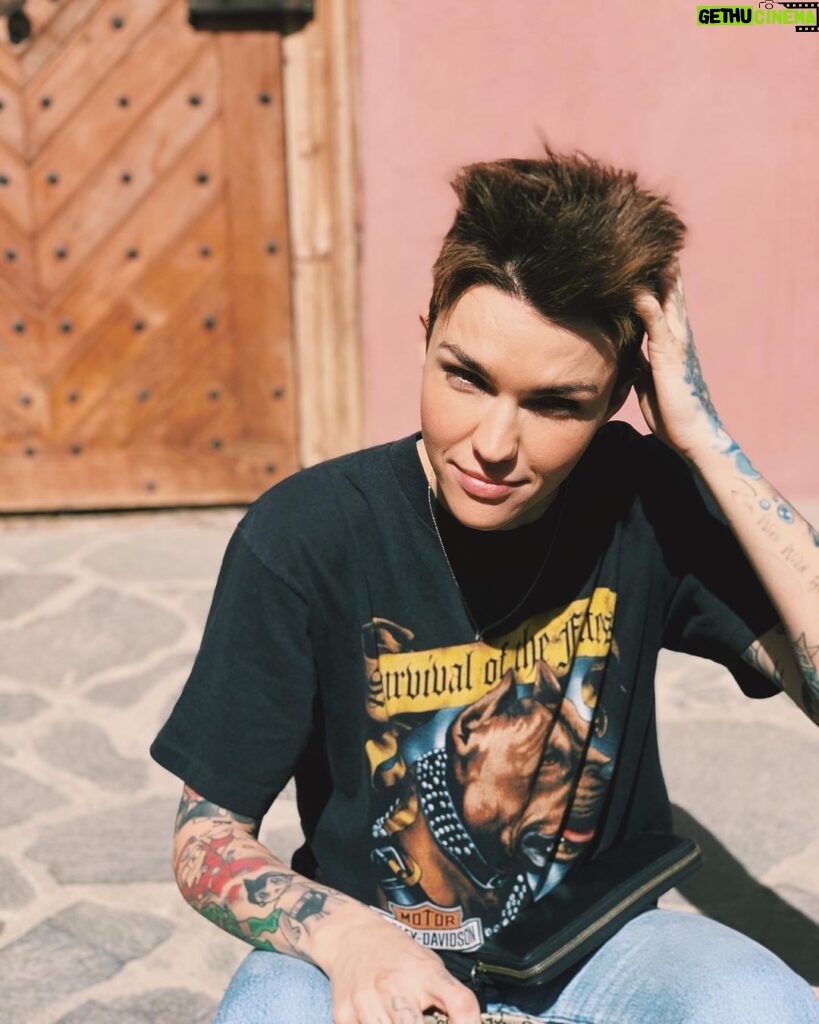 Ruby Rose Instagram - An ad for lice cream. #spon #ad #paidpartnership #blessed #instahappy