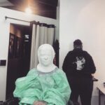 Ruby Rose Instagram – Another day another creepy head cast.