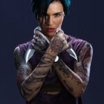 Ruby Rose Instagram - How I imagined I’d be for an apocalypse... Vs how I am.