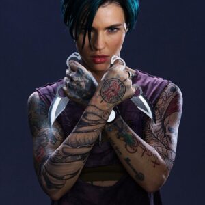 Ruby Rose Instagram - How I imagined I’d be for an apocalypse... Vs how I am.