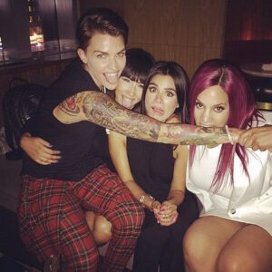 Ruby Rose Instagram - Not long ago I packed my bags and left everything I knew behind, for a dream. I left my friends, family, career and comfort zone to attempt to break Hollywood. After two years of trying to get a manager or an agent I had spent every last cent I’d made in over decade of “showbiz”.. I was living on a blow up mattress from Target and I had only 6 months left on my Visa to prove I could contribute to the industry abroad. In a moment close to giving up I poured what I had into a short film called break free.. A short film I’d put off making for years because I was so fearful, fearful of how people would react, if I would lose my job or if brands would pull advertising from my shows. If brands I was the face of and spokesperson for would not want to be associated with me anymore and of course the fear of being so honest and raw in a video on platforms I had no control over. When I was stripped of those things, I had nothing to lose and no one to answer to and I realized I was getting depressed over rejection from others when I should have been focused on if I believed in me and if i did, what did I stand for and what really mattered to me. Breakfree changed my life in so many ways, and so did the struggle of those years. It will forever be the time I’m most proud of. I didn’t however know, it would change my entire life. The film ended up circulating around the world, it made an impact bigger than myself it started a bigger conversation.. it also found its way to the creators of OITNB... I am so sad I missed the premiere and last hurrah the other night, but I’m here in Vancouver shooting a show I probably wouldn’t even be shooting if it wasn’t for the belief and risk taken by @ijnej @jen_euston and the show. It opened up a door for me that I could have never imagined and I will forever be in gratitude to those who took a chance on me. Forever grateful to the cast who became my friends and biggest supporters, the show and the fans who embraced me. Thank you for everything. Sad to see it come to an end but the way it changed the game, the way it impacted the world and audiences.. and the way it impacted everyone on the show is unparalleled. X