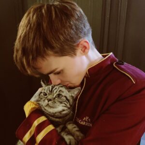 Ruby Rose Instagram - “Never work with children or animals”... clearly said by someone who didn’t work with this cat.