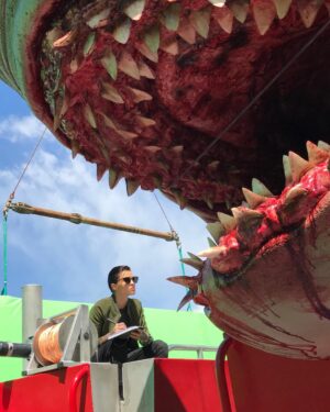 Ruby Rose Instagram - #tbt @megmovie ... surprisingly good dental hygiene..