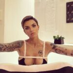 Ruby Rose Instagram – @maisonvalentino bath series .. because this bath was like a pool.