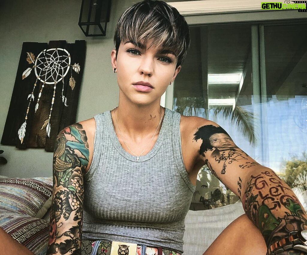 Ruby Rose Instagram - This heat is not messing around LA.
