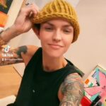 Ruby Rose Instagram - I am so sorry to my eyebrows. #teenagedirtbag