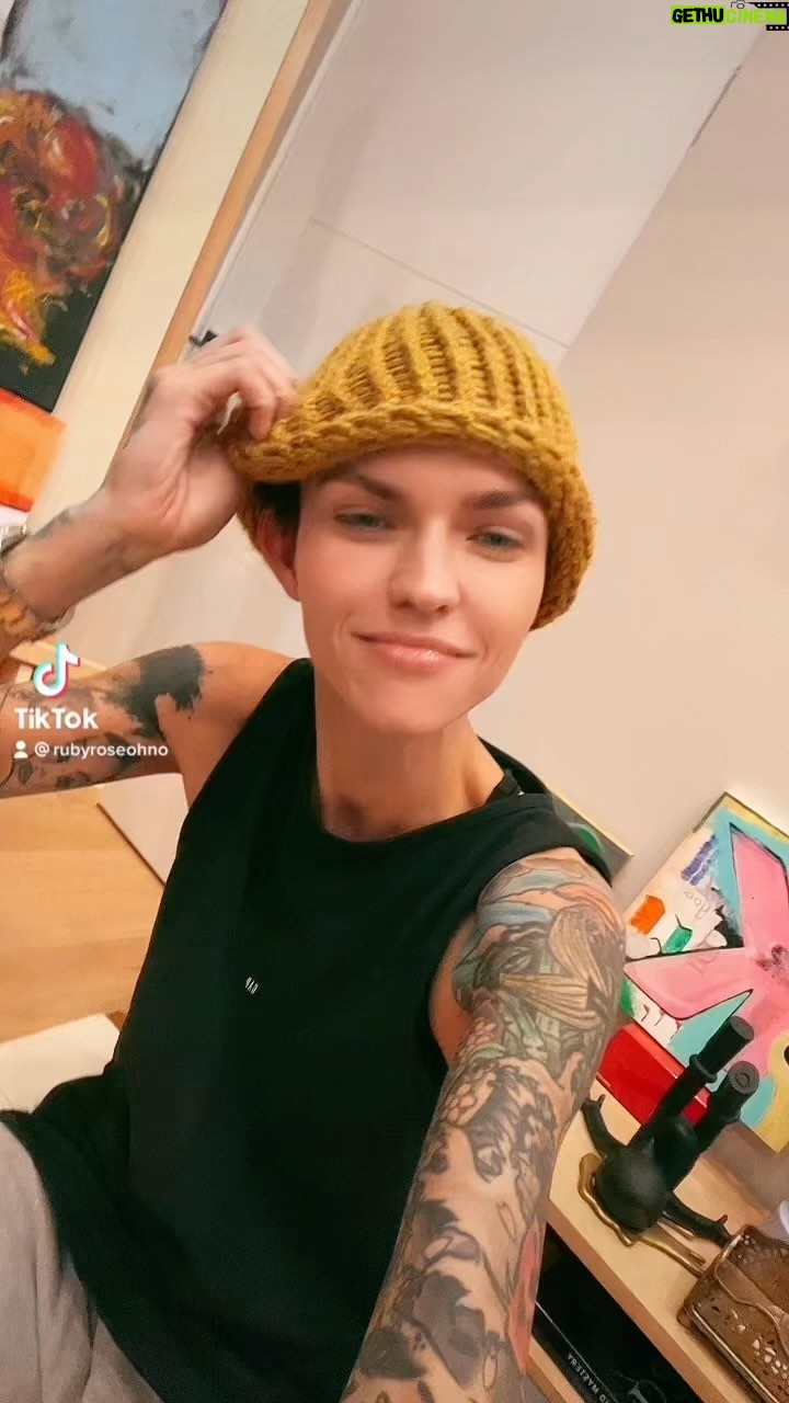 Ruby Rose Instagram - I am so sorry to my eyebrows. #teenagedirtbag