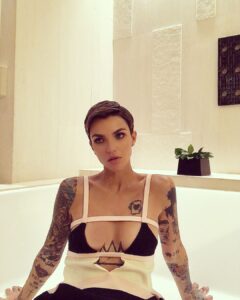Ruby Rose Instagram - @maisonvalentino bath series .. because this bath was like a pool.