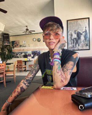 Ruby Rose Instagram - Come on baby, let’s get out of this town. ❤️‍🔥🏴‍☠️🫠