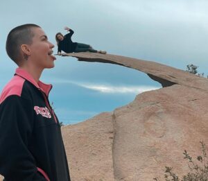 Ruby Rose Instagram - My favorite part of this hike wasn’t just getting kicked and slapped in the face by a tiny person on a potato chip.. 

it was thinking this was a moderate hike ( Caity may have withheld some info on this ) not bringing snacks, not bringing enough water, the rain, my inappropriate hiking shoes, and it being 4 hours of trail not 1. 

But the best, best ,part was getting to the top to find out we went the long way and everyone else parks on a near by highway. Yet I wouldn’t change a single thing about it ...despite waking up at 5 am today when  I tried to roll over in bed because my whole body is on fire and my legs feel broken.
