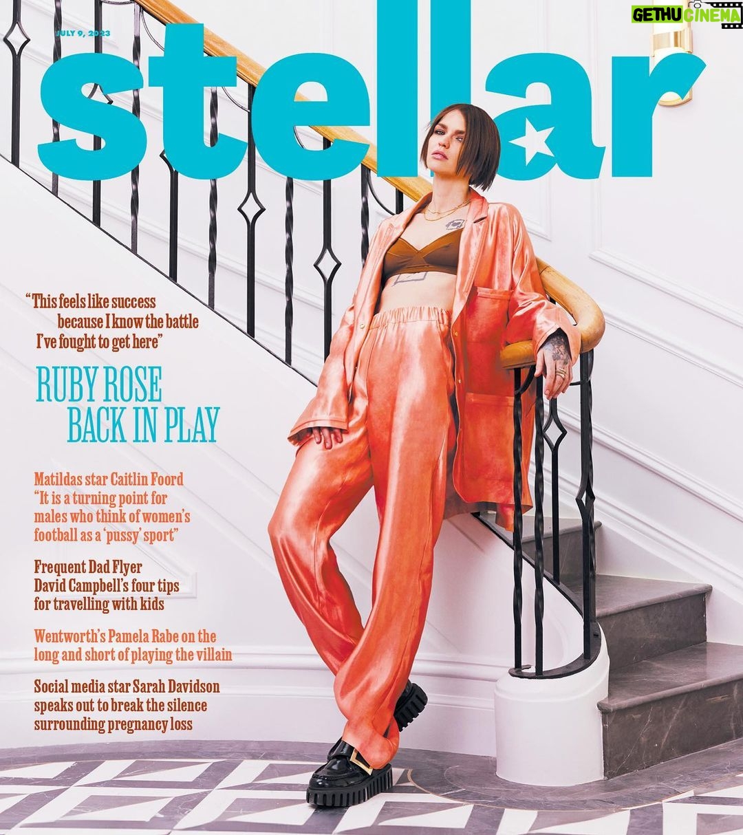 Ruby Rose Instagram - SNEAK PEEK: @rubyrose stars on the cover of this Sunday’s Stellar. Find it inside The Sunday Telegraph (NSW), Sunday Herald Sun (VIC), The Sunday Mail (QLD), and Sunday Mail (SA). Photography: @daniel_nadel_photography Stellar Styling: @irenetsolakas Stellar Hair: @taylorjameshair Stellar Make-up: @kristyanlow Interview: @karlie_rutherford Editor-in-Chief: @sarrahlemarquand