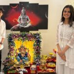 Ruhanika Dhawan Instagram - गणपती बाप्पा मोरया, पुढच्या वर्षी लवकर या #ganpatibappamorya