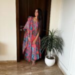 Ruhanika Dhawan Instagram - This outfit deserves its own moment 💕 wearing : @ambraee_ #ruhaanikadhawan #indianwear #rakshabandhan #ambraee_